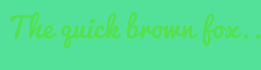 Image with Font Color 53E153 and Background Color 53E19A